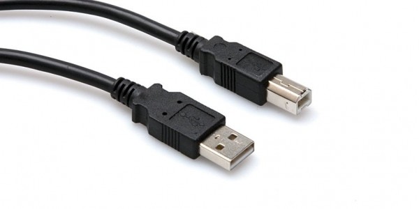 USB 2.0 A-Male to B-Male Cable MIDI