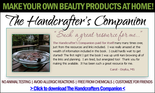 Homemade Spa Ideas - The Handcrafters Companion