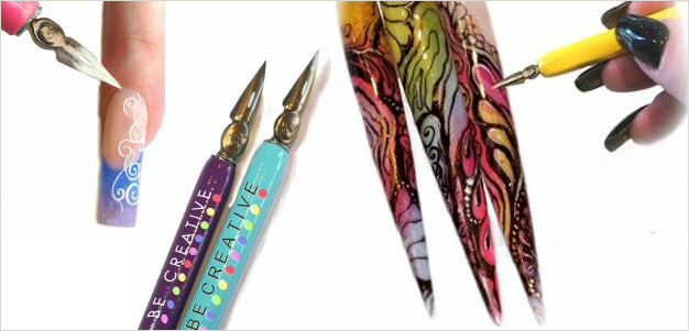 Be Creative Sam Biddle Calligraphy Style Nail Art Pens