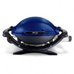 Weber Q 100 Portable Propane Gas Grill Blue