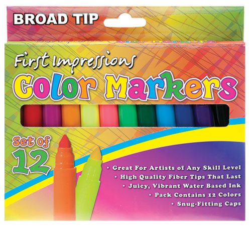 First Impressions Color Art Markers For Kids