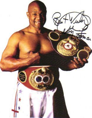 George Foreman Two-Time World Heavyweight Boxing Champion