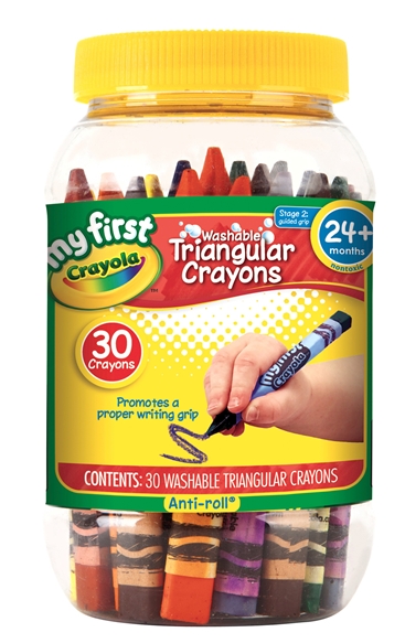 My First Crayola Washable Triangular Crayons 30 ct.